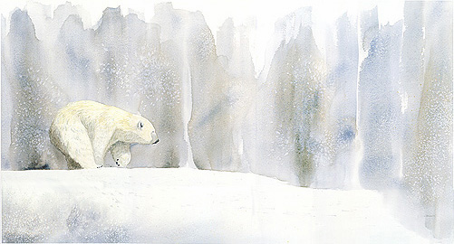 Walking The Edge - Polar Bear